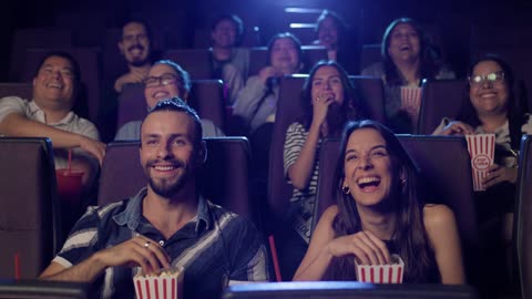 Enjoying a Movie Night with Friends