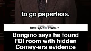 Bongino Says He Discovered FBI Room with Hidden Comey-Era Evidence
