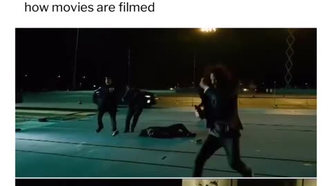 See how john wick fight was filmed by green screen