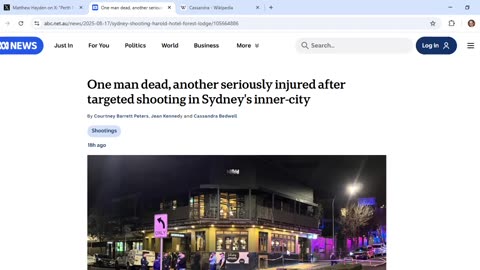 Shooting turns an iconic Sydney comedy venue into a war zone. That definitely has me worried!
