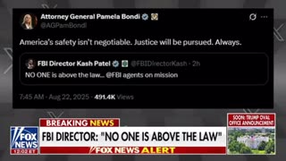 We are starting to see FBI leaving with boxes