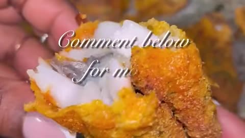 Crispy fried cat fish nugget recipe