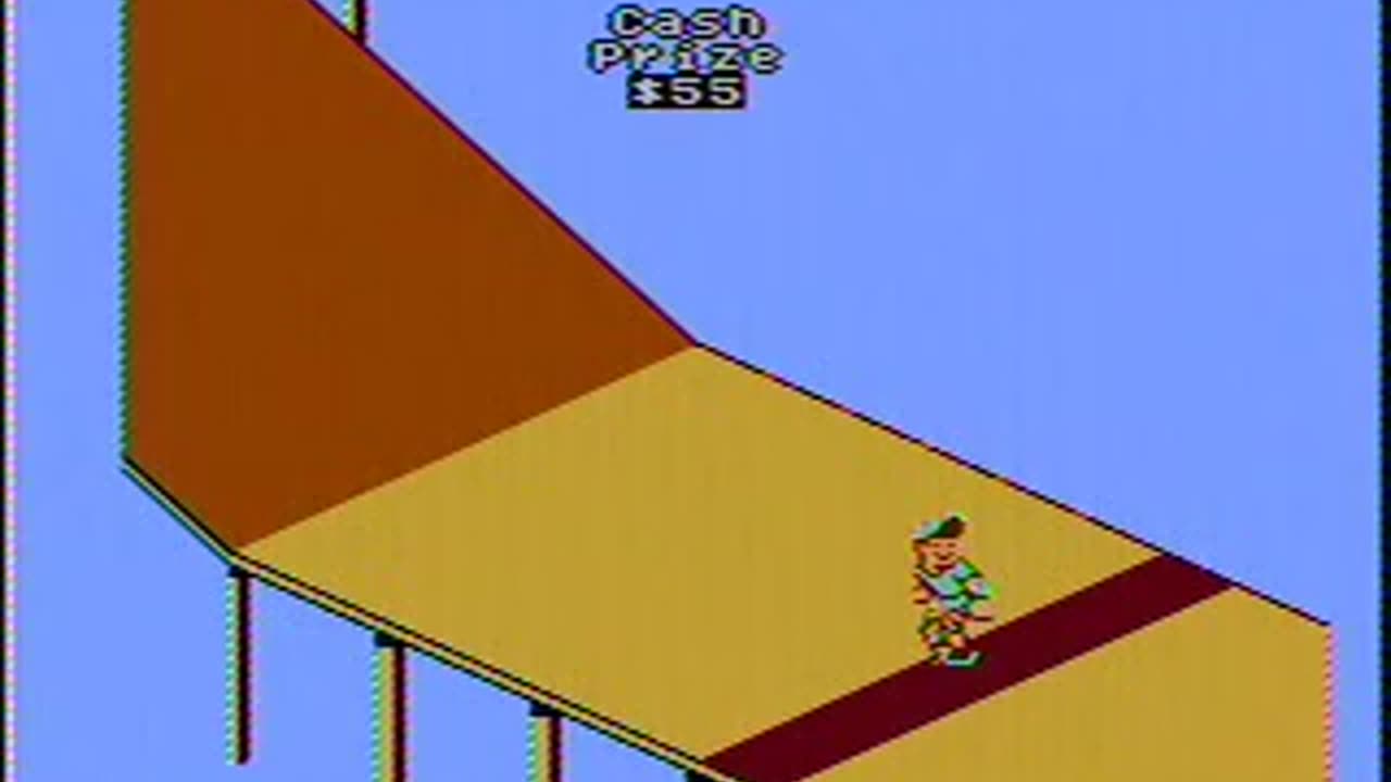720 Degrees (Mindscape, 1989) - NES Gameplay