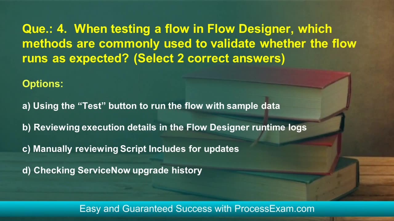 ServiceNow Flow Designer (SMC-FD) Exam | Most Important Questions & Answers