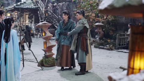 Fan Yue & Bai shuo moonlight mystique bai shuo and fan yue come help the stone clan episode 22