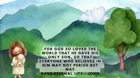 For God so loved the world that he gave his only Son