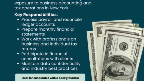 Accounting & Tax Internship in New York: Real-World Finance Experience with Divine Associates Ltd