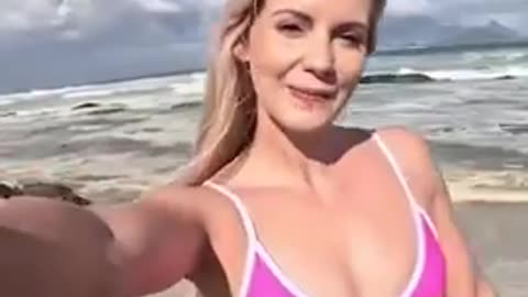 Clueless White Online influencer takes a swim in raw sewage