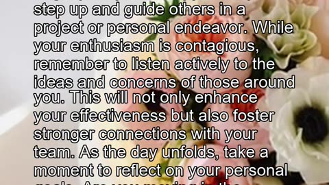 Daily Horoscope | Aries & Leo 🌟