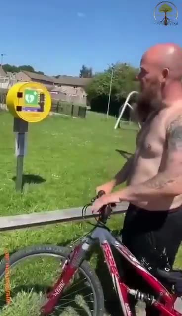 A DEFIBRILLATOR IN A KIDS PARK INDIRECTLY TELLS YOU THE TRUTH