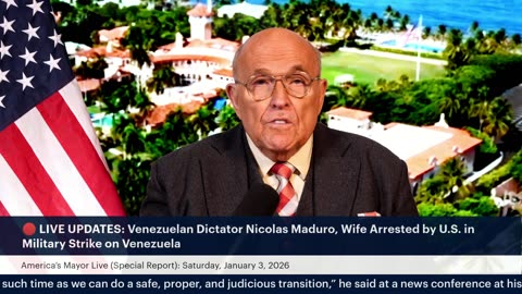 America's Mayor Live (Special Report): Maduro, Wife Arrested by U.S. in Military Strike on Venezuela
