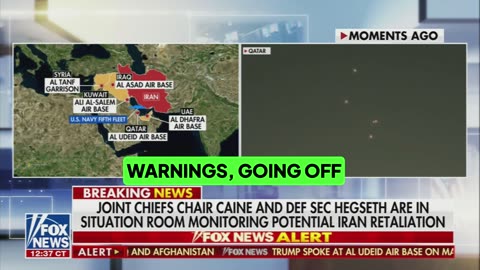 6 Ballistic Missiles Fired by Iran Appeared to Have Been INTERCEPTED by Qatari Air Defense