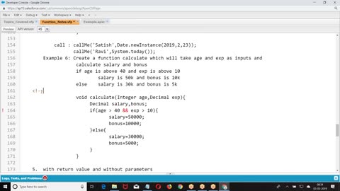 Salesforce Apex Videos-6. Functions