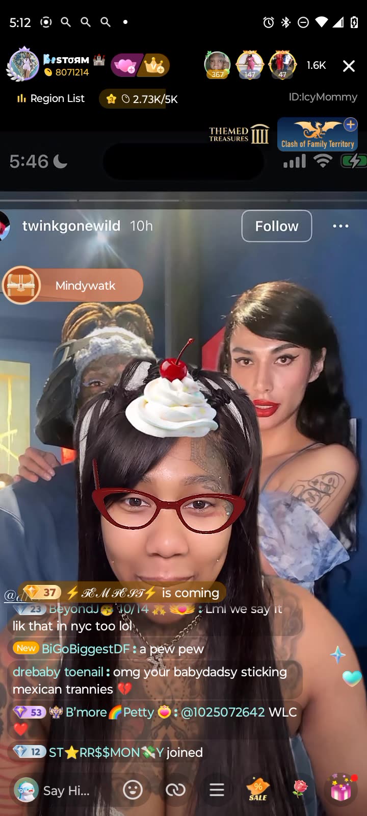 Who feels sorry for Storm have babies by a bi man/ dead beat 3 times