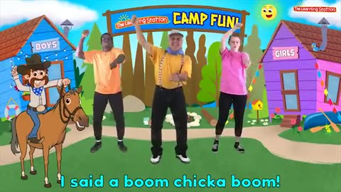 Viral: Boom Chicka Boom ♫ Action Songs Kids ♫ Brain Breaks ♫ Camp Songs ♫ Kids S
