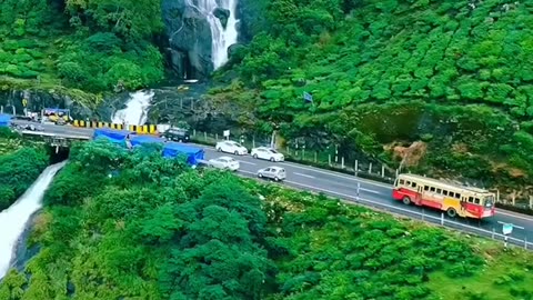 waterfalls located in idduki district, Kerala.