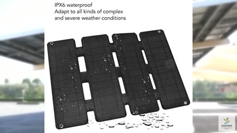 13W 5V Foldable Solar Panel Charger Portable Solar Panel Kit Portable Solar Char