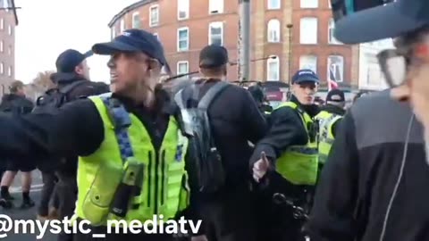 Two tier policing again on full display today in Sheffield.