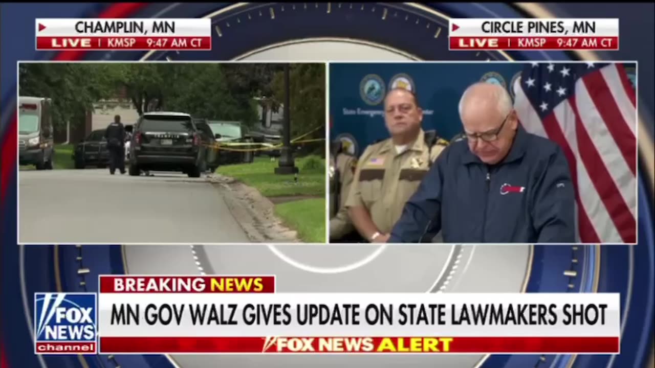 Walz: lawmaker shooting was politically motivated