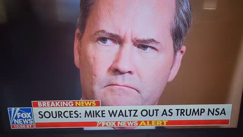 Mike Waltz and his deputy are both ousted from the Trump NSA