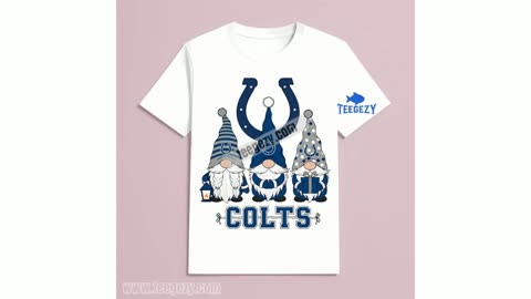 Indianapolis Colts Christmas Gnomes Color Shirt