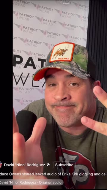 Candace Owens shared leaked audio of Erika Kirk giggling and celebrating the merch sales from the giant memorial event after Kirk’s murder . 11 days after her husband’s passing, it just seems like STRANGE behavior for a widow grieving. What are your t