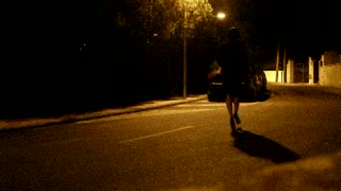 Tgirl on a Midnight Walk