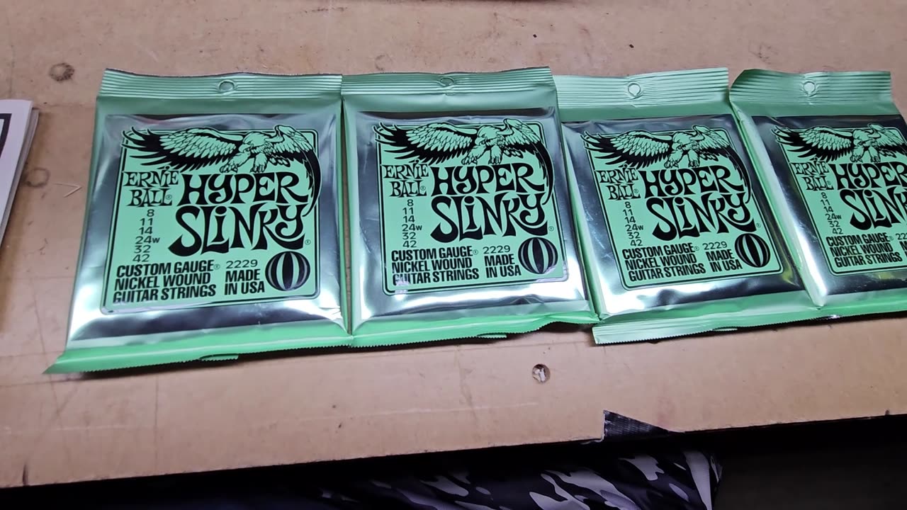 What strings do I use for my washboard guitar? Here is what I found that works well.