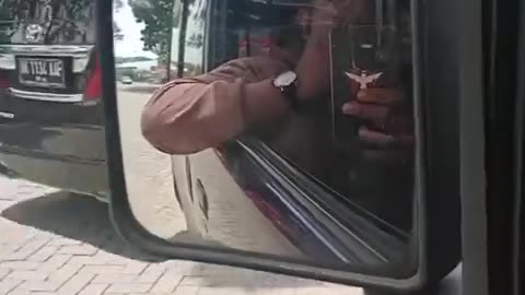waiting in the car