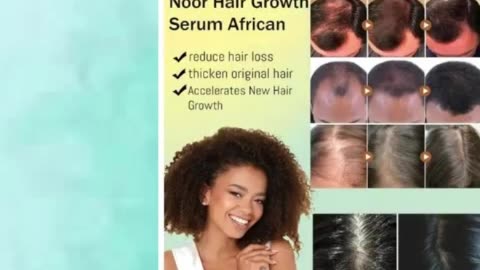 Noor Hair Growth Serum African Olives Grow Hair Fast