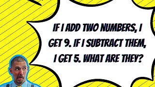 Find Two Numbers Based on a Sum, Difference, Product, or Quotient | 5th Grade Math?