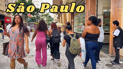 The Reality Of The Downtown In The Largest City In Latin America Today - São Paulo 【4K】 2025