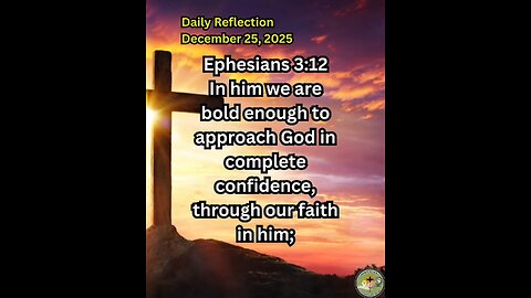 Daily Reflection December 25, 2025 #faith #bible #reflection
