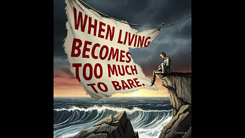 WHEN LIVING BECOMES TOO MUCH TO BARE