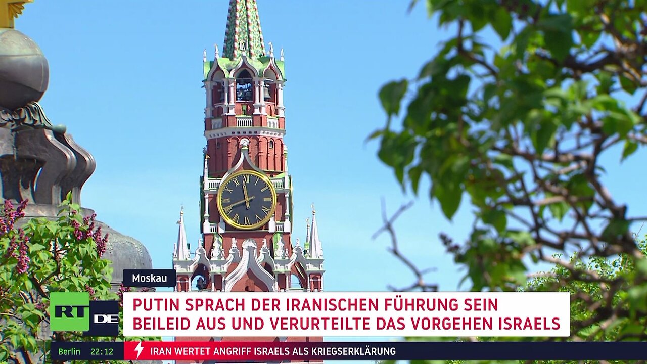 Putin spricht mit iranischem Präsidenten und israelischem Premierminister