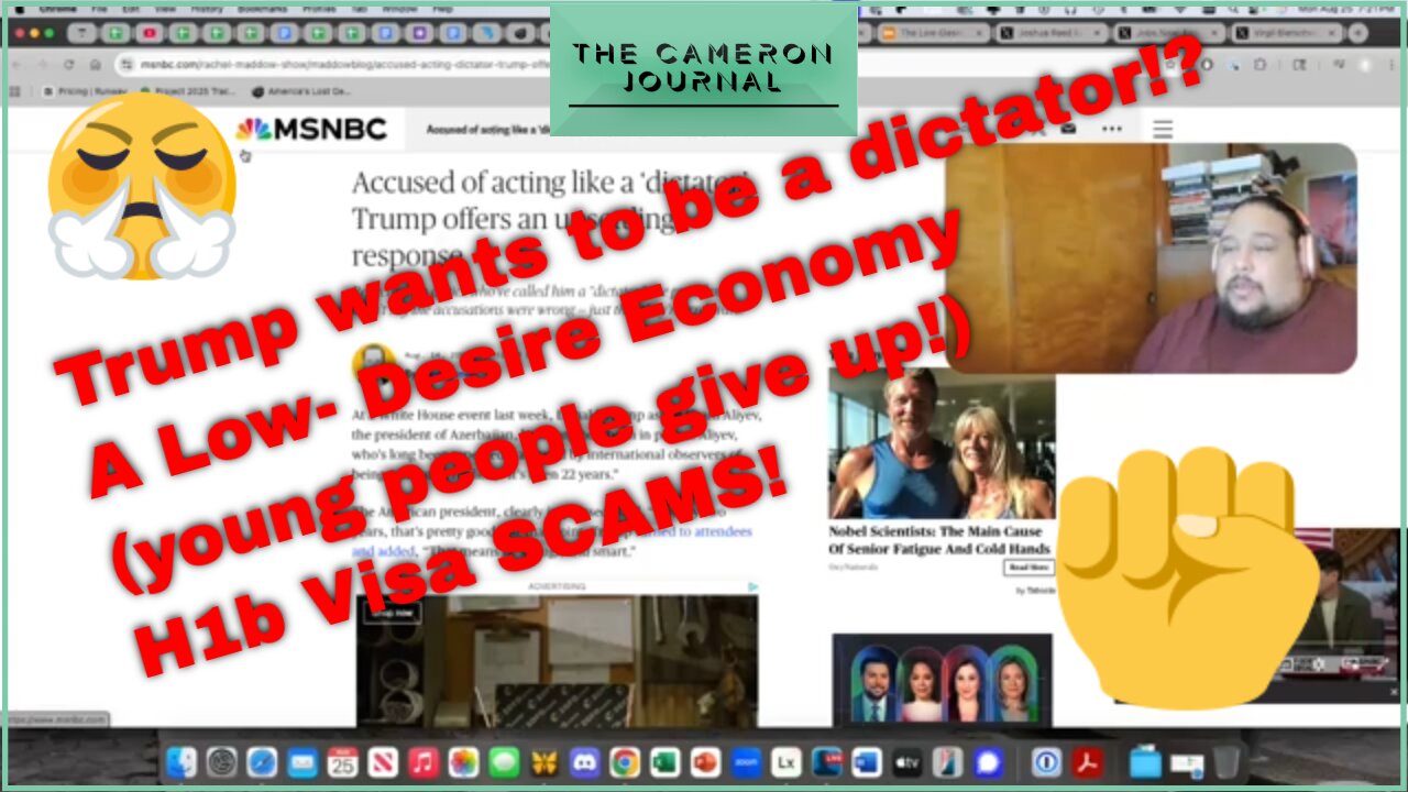 Trump's Dictator Comments, A Low-Desire Economy and H1B Visa SCAMS