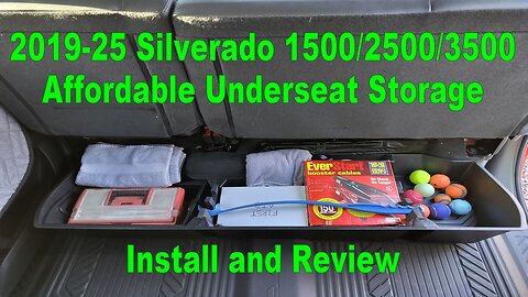 VaultsOnWheels Under Seat Storage for 2019-2025 Chevy Silverado 1500&2500 3500HD(2020-2025) Review