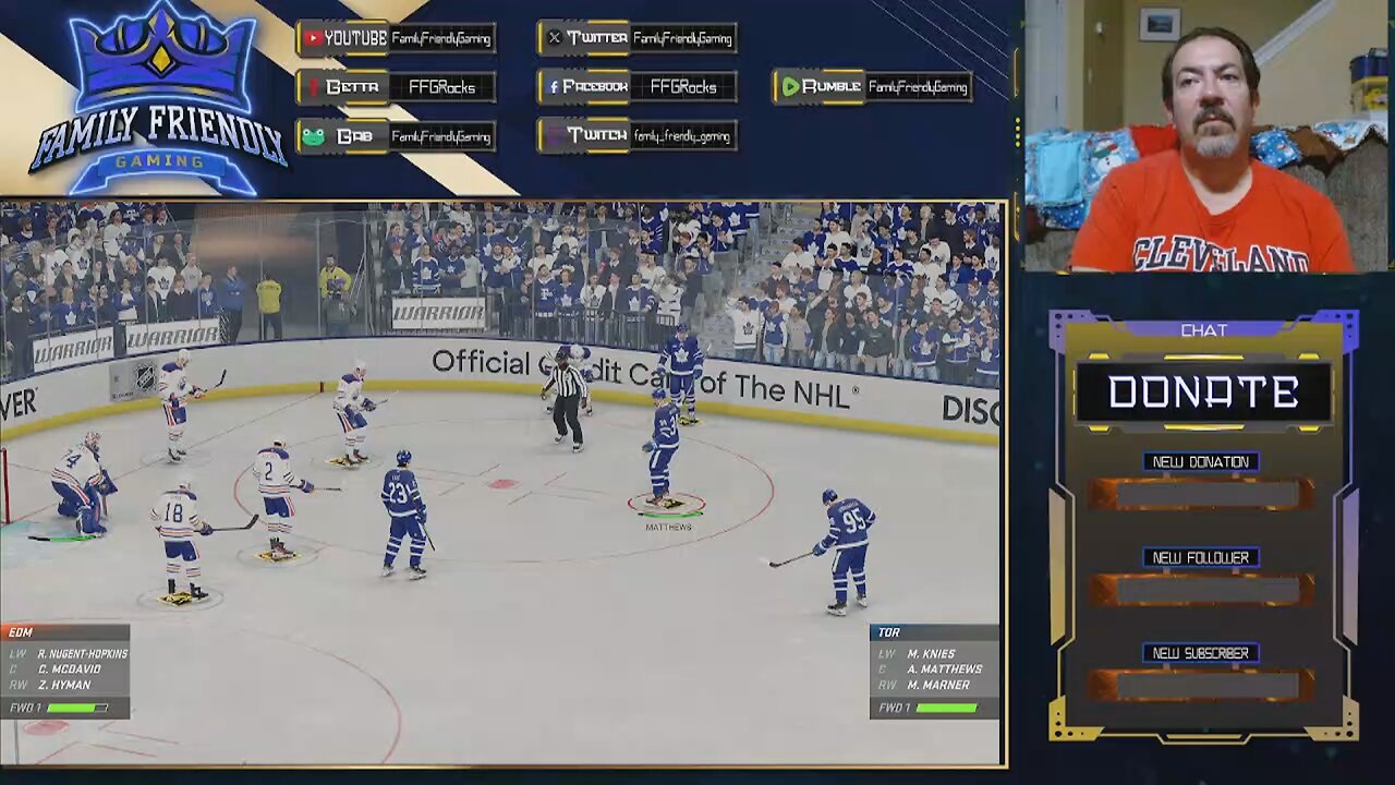 NHL 25 Maple Leaves vs Oilers