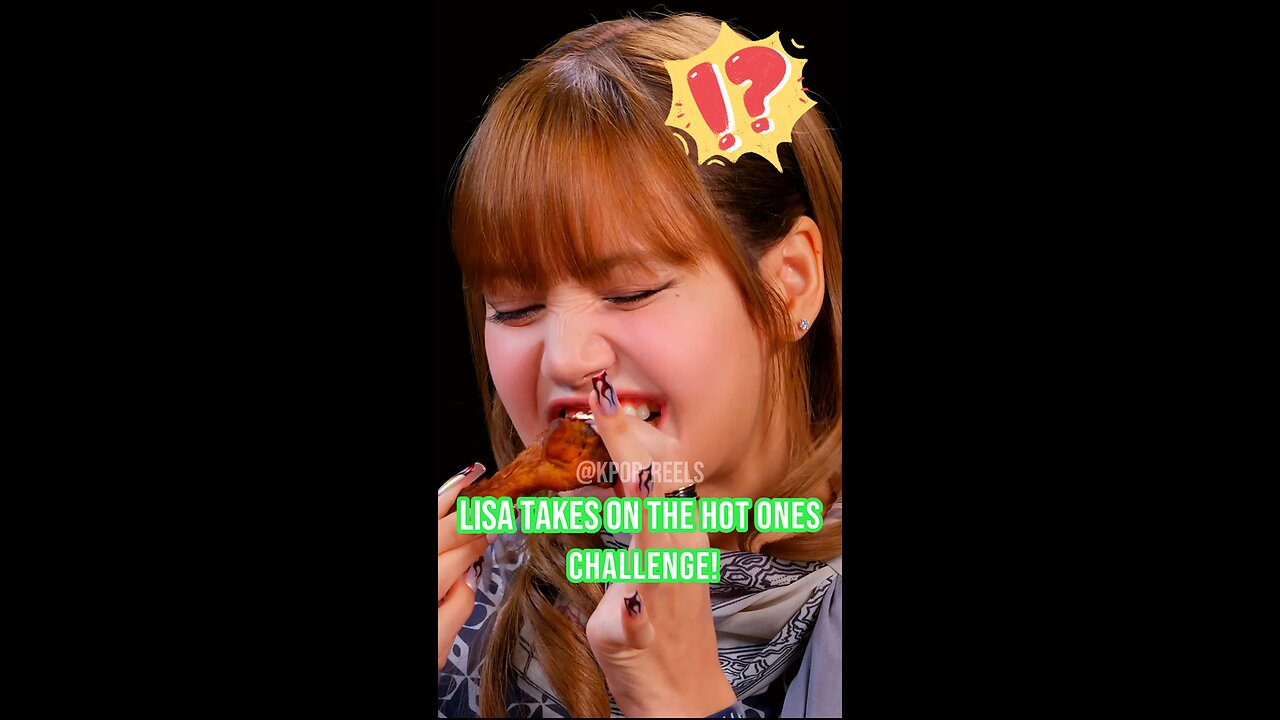 BLACKPINK Lisa vs. Spicy Wings – She Danced Through the Pain!
