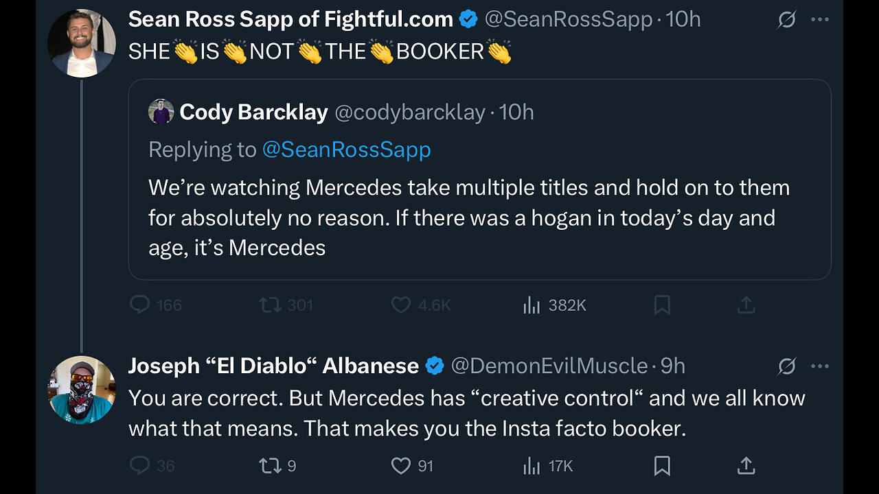 Sean Ross Sapp Can’t Stop LYING About Mercedes Moné #shorts