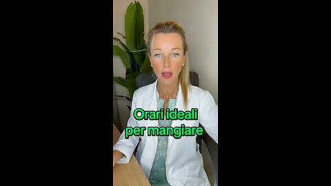 Orario ideale per mangiare