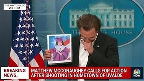 [Jun 8, 2022] Matthew McConaughey Can't Control His Laughter As He Tells Lie After Lie! Uvalde Texas White House [DITRH]