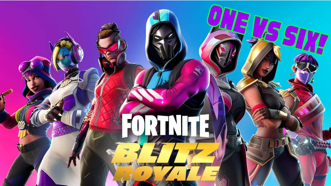 20 VICTORY ROYALES & 100+ ELIMINATIONS in 1v6 Fortnite Blitz Live | Lone Wolf Hunts the Pack (#62)