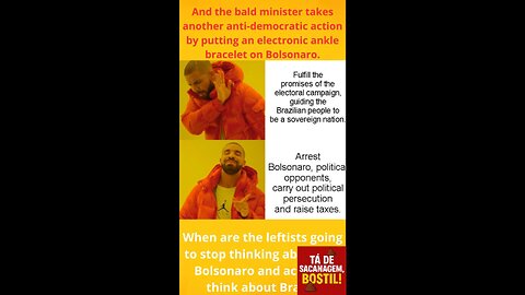 Bolsonaro Wearing an Ankle Monitor? This Is Political Persecution!