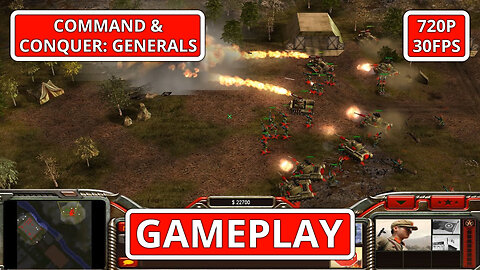 Command & Conquer: Generals: Gameplay - (PC HD) [720p30FPS]