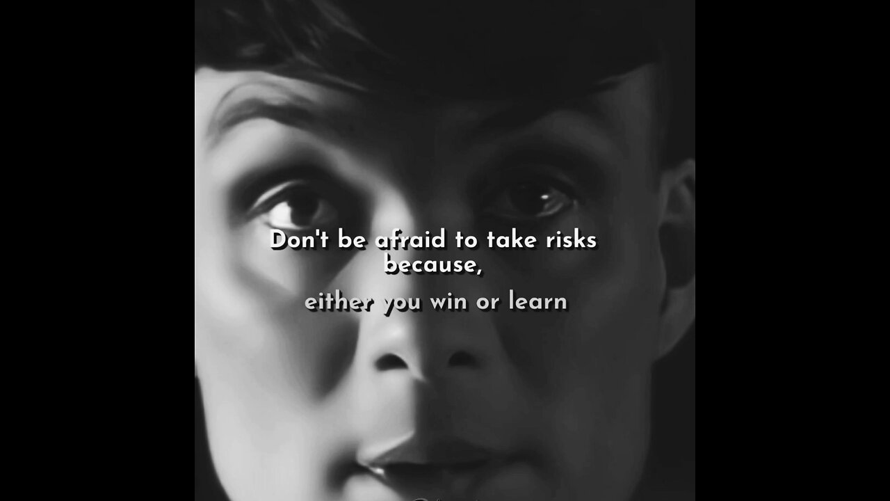Don't be Afraid to take Risk