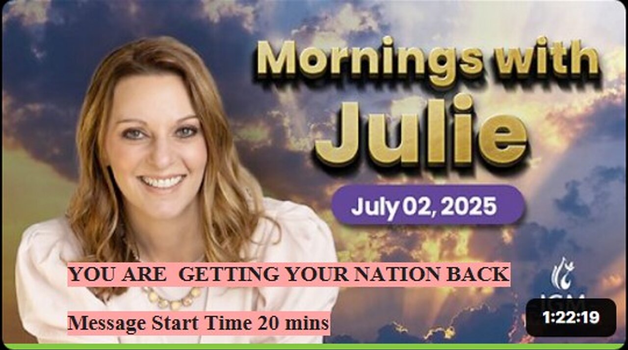 Julie Green subs YOU ARE GETTING YOUR NATION BACK