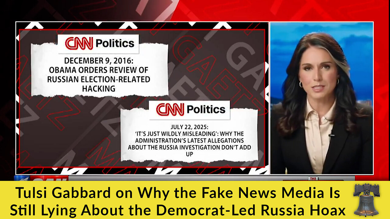 Tulsi Gabbard on Why the Fake News Media Is Still Lying About the Democrat-Led Russia Hoax