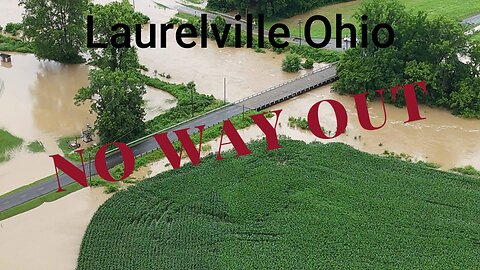 OHIO TOWN STRANDED by FLOODING