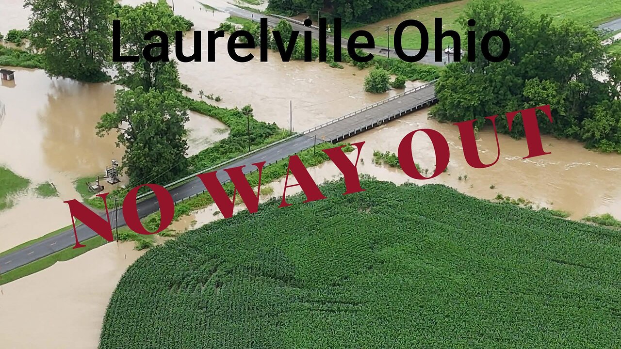 OHIO TOWN STRANDED by FLOODING